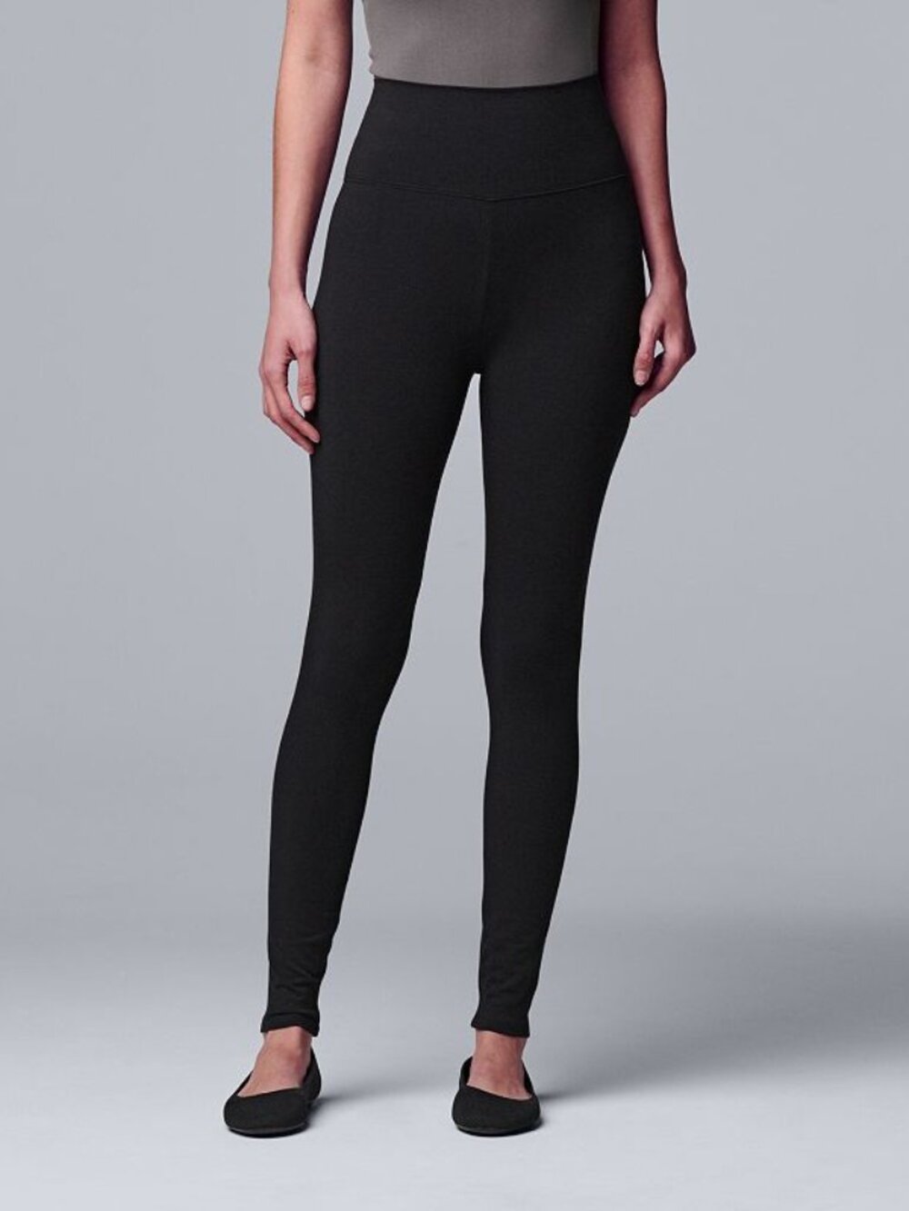 Women's Medium Simply Vera Vera Wang Live-in Shaping High Rise Leggings 50% off